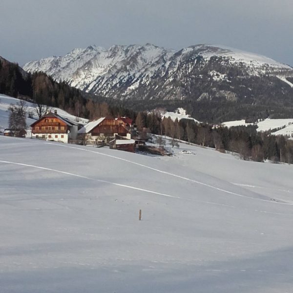 Traumhafte Winterlandschaft vorm Moserhof